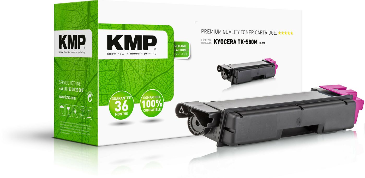 KMP-Printtechnik-AG 2892,0006 Toner Kyocera TK580MTK-580M 