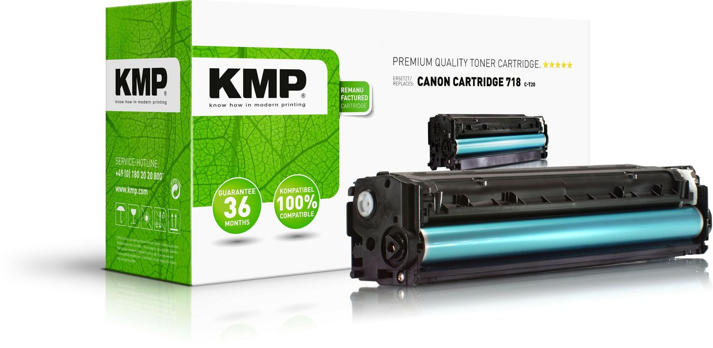 KMP-Printtechnik-AG 1218,1003 C-T20 Toner cyan compatible 