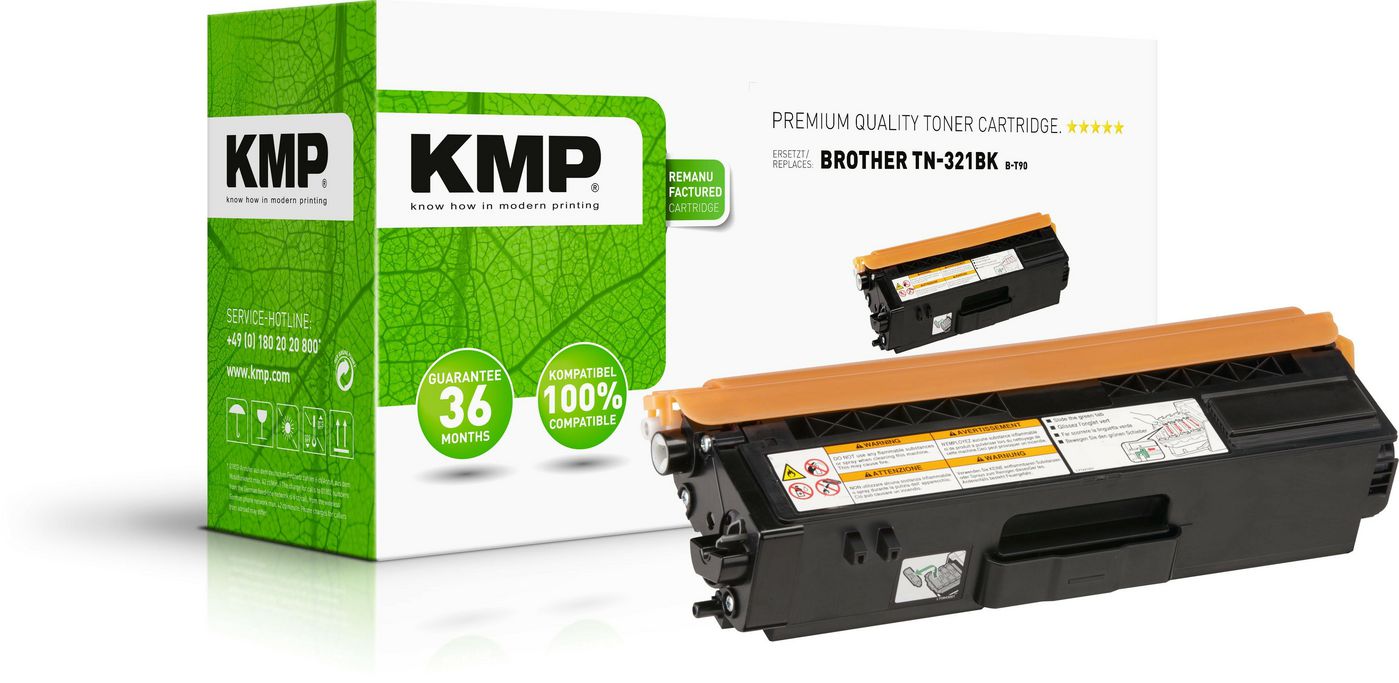 KMP-Printtechnik-AG 1246,0000 Toner Bredher TN-321BKTN321BK 