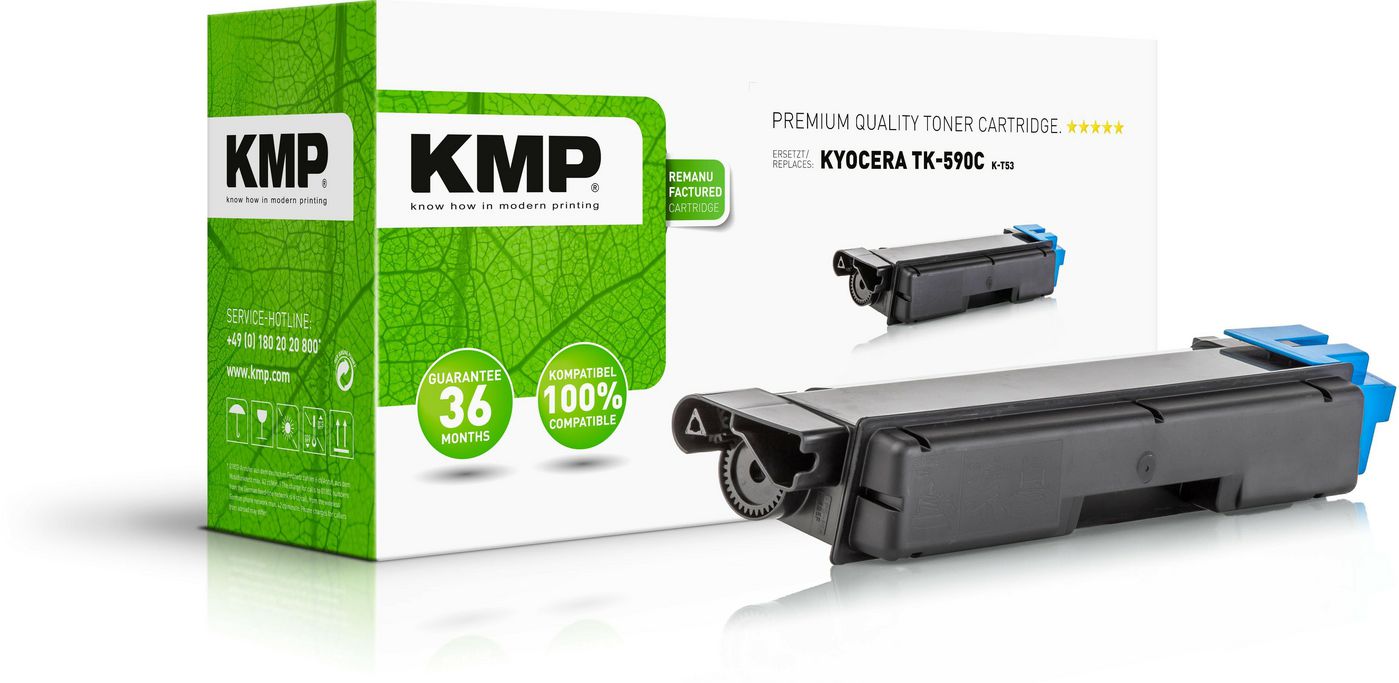 KMP-Printtechnik-AG 2893,0003 K-T53 Toner cyan compatible 