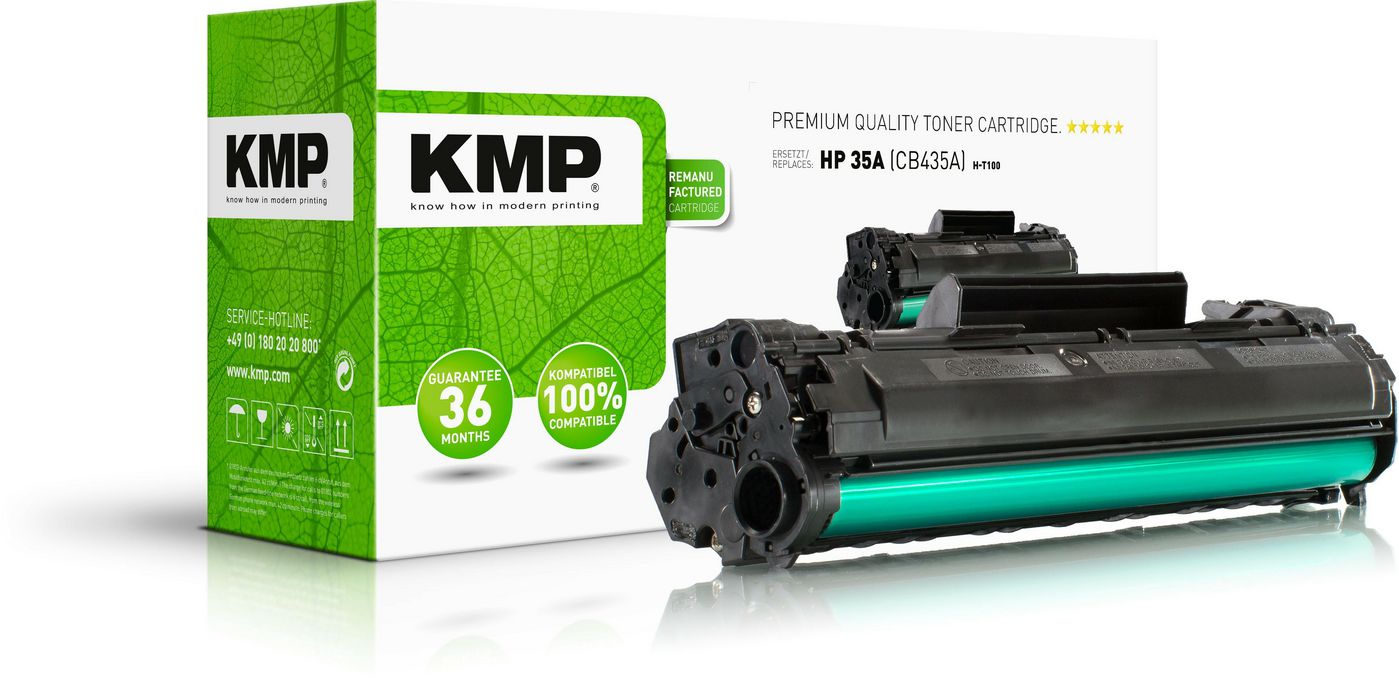 KMP-Printtechnik-AG 1210,0000 H-T100 Toner black compatible 