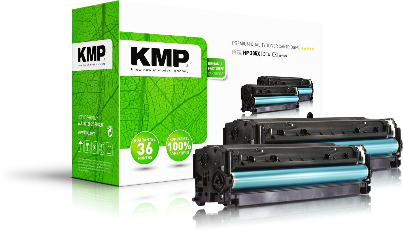 KMP-Printtechnik-AG 1233,HC21 Toner HP Doppelpack CLJ PRO 