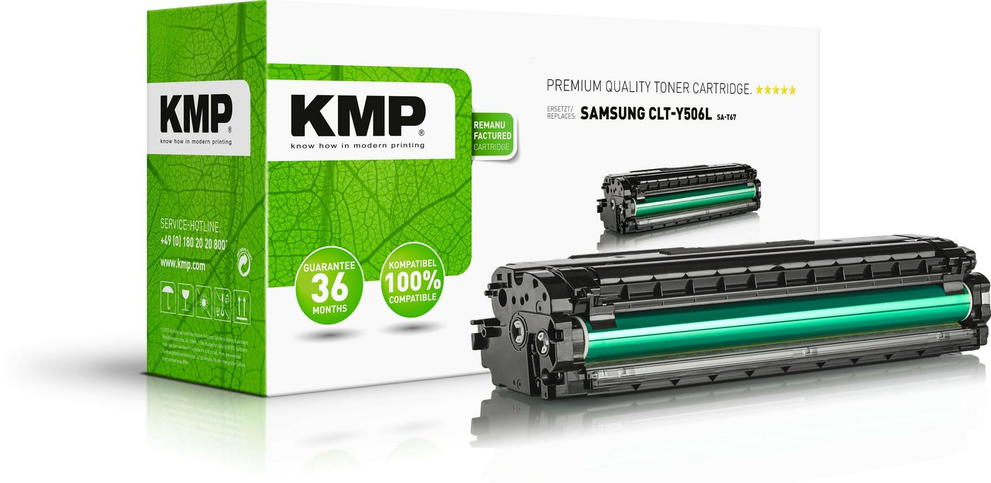 KMP-Printtechnik-AG 3513,3009 SA-T67 Toner yellow compatible 
