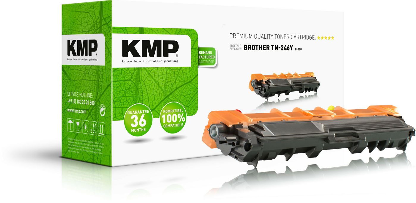 KMP-Printtechnik-AG 1248,3009 B-T60 Toner yellow compatible 