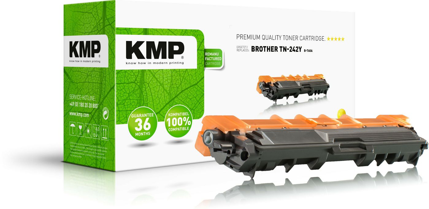 KMP-Printtechnik-AG 1248,0009 Toner Bredher TN-242YTN242Y 
