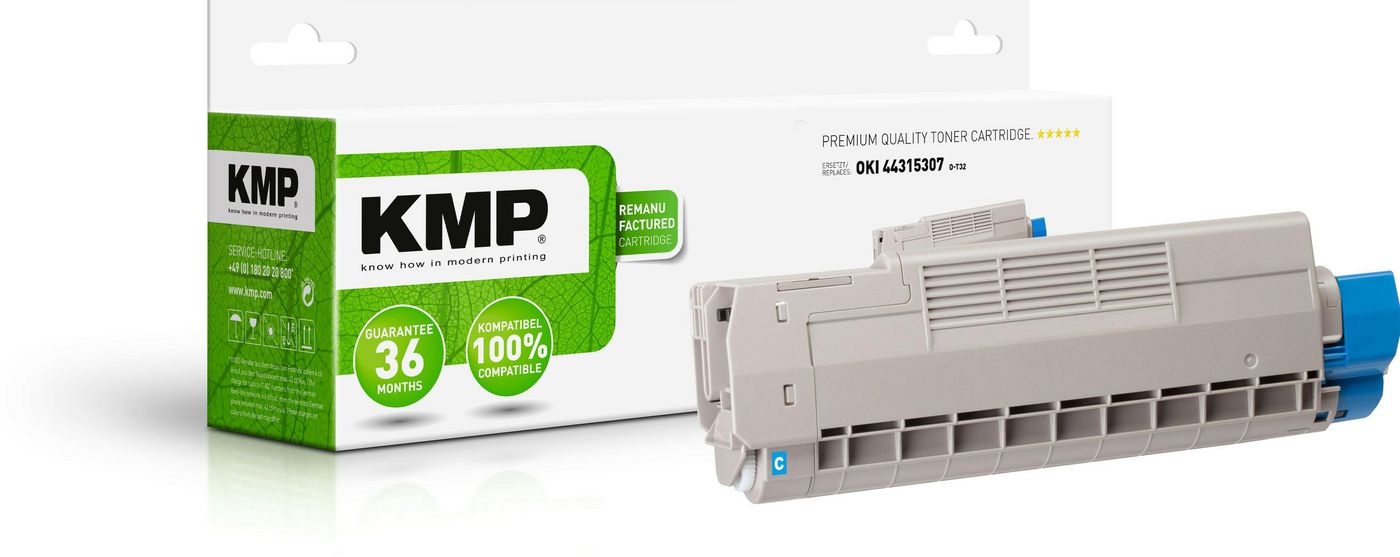 KMP-Printtechnik-AG 1334,0003 Toner OKI 44315307 cyan O-T32 