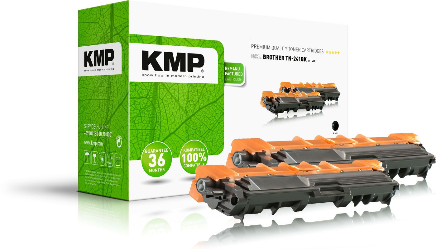 KMP-Printtechnik-AG 1245,0021 Toner Bredher Doppelpack 