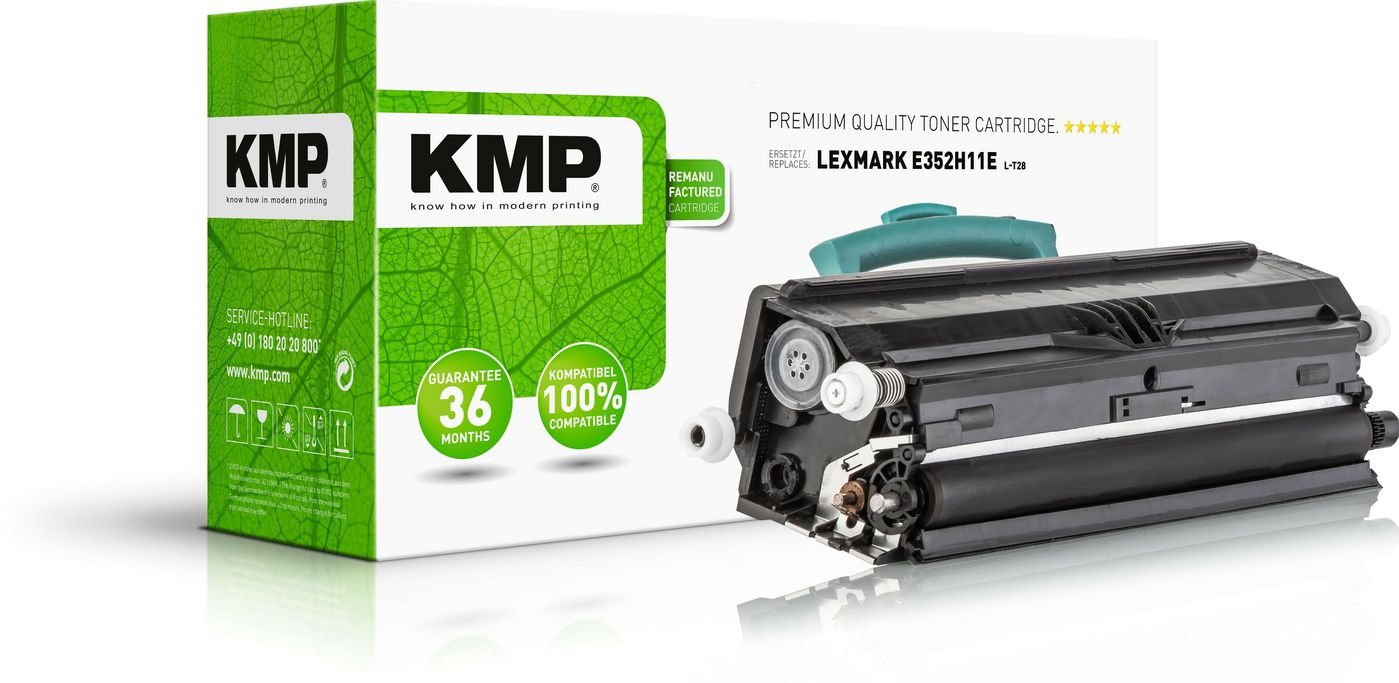 KMP-Printtechnik-AG 1380,HC000 Toner Lexmark E352H11E comp. 