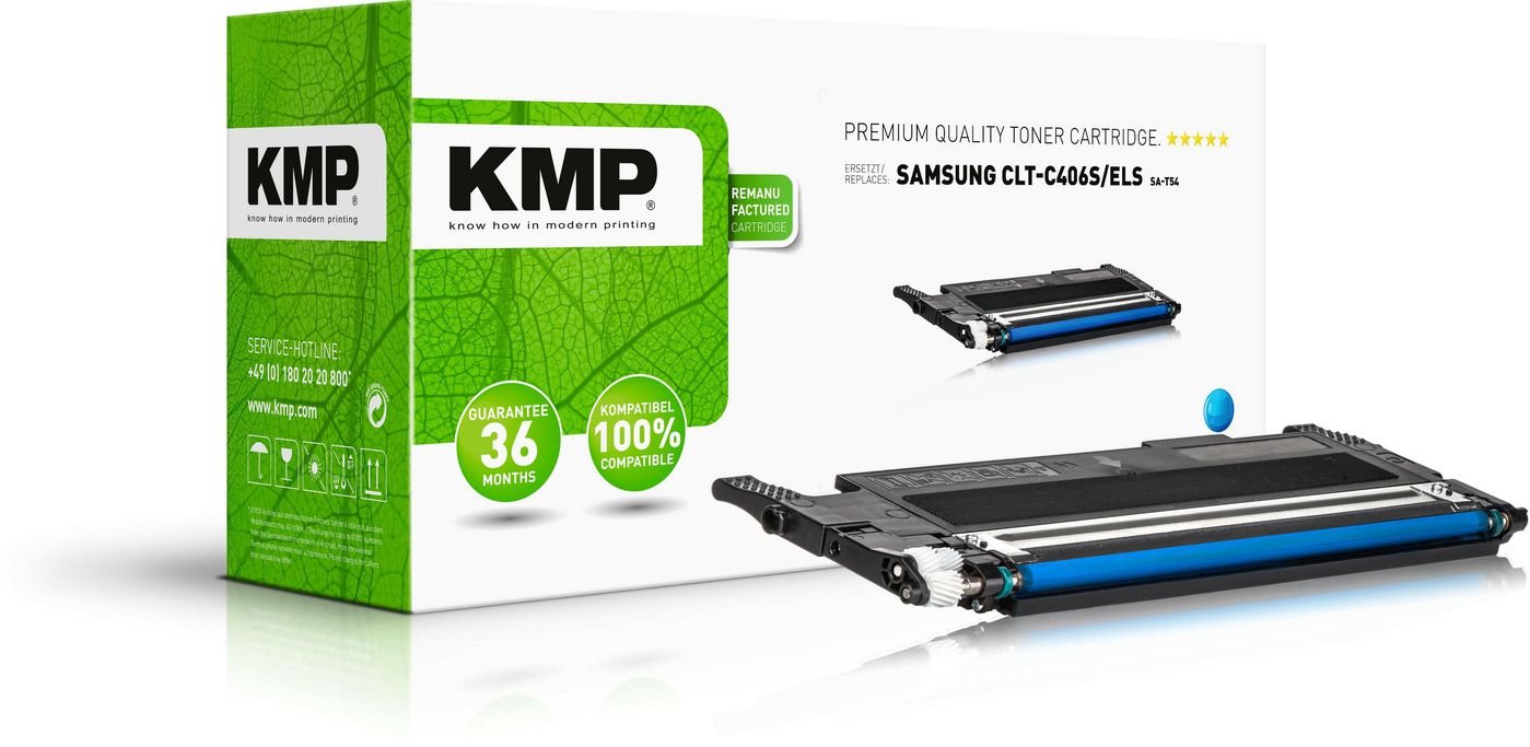 KMP-Printtechnik-AG 3510,0003 SA-T54 Toner cyan compatible 