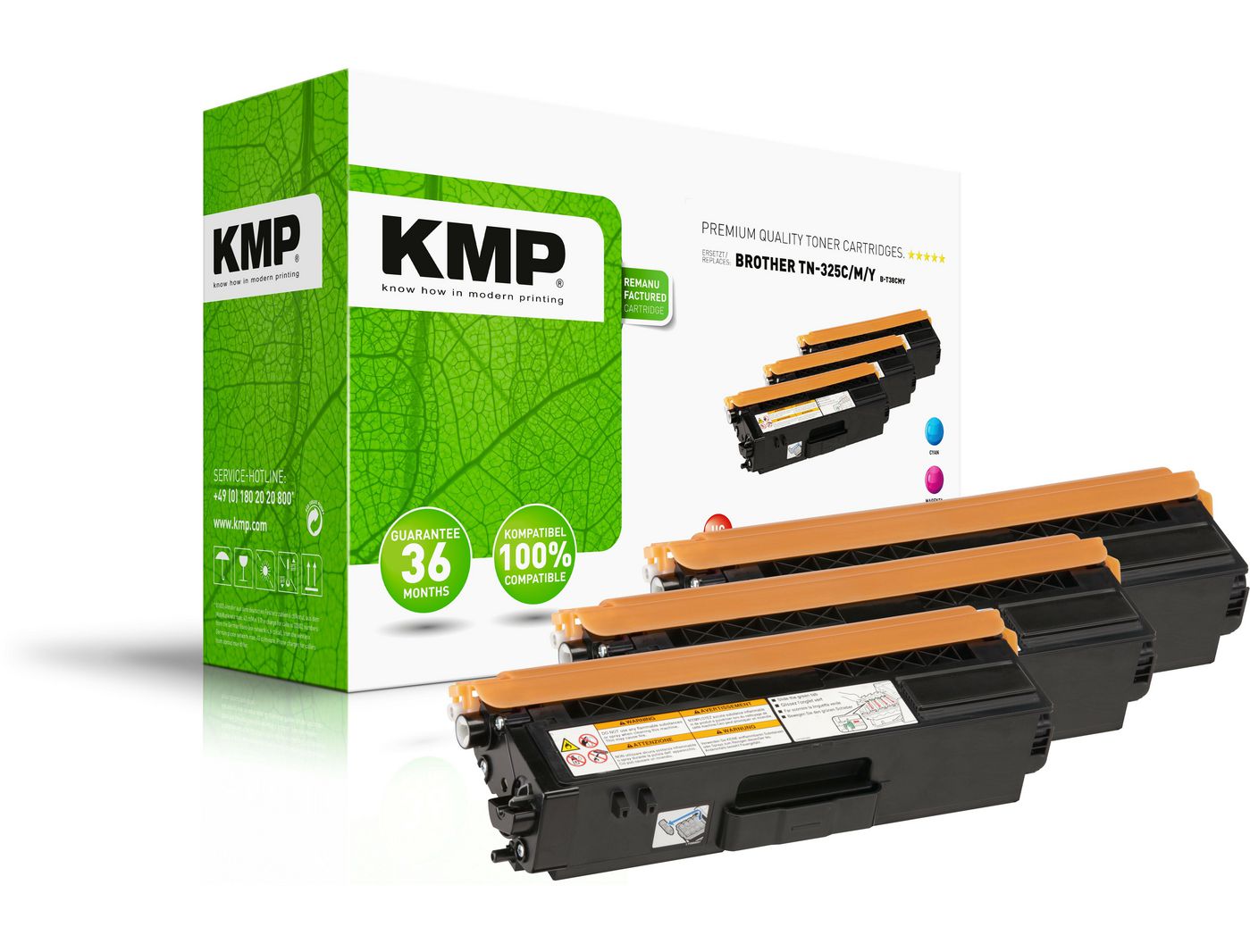KMP-Printtechnik-AG 1243,HC30 Toner Bredher Rainbow-KIT 