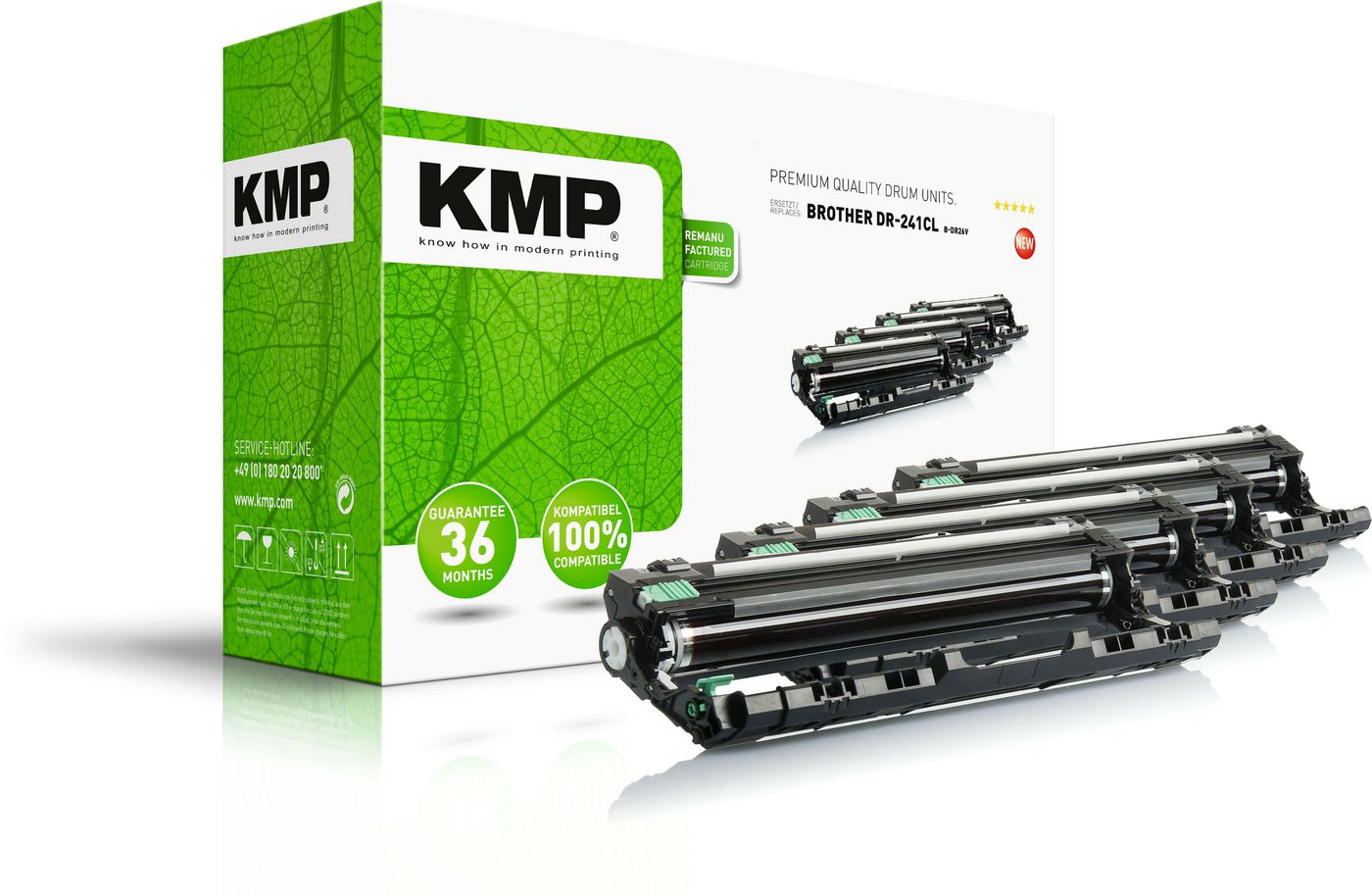 KMP-Printtechnik-AG 1245,7005 Trommel Bredher DR-241CLDR241 