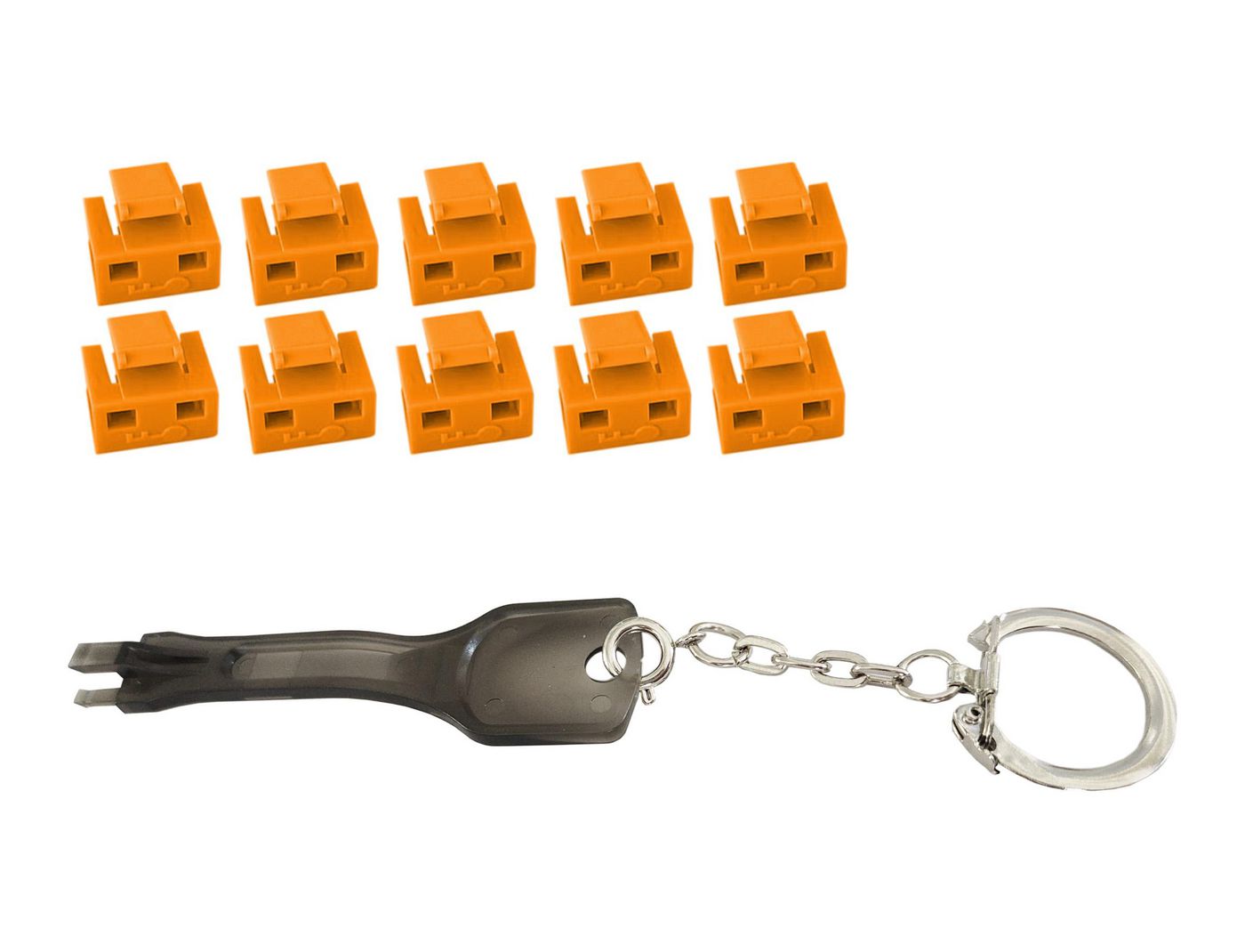 RJ45 Port blockers with key