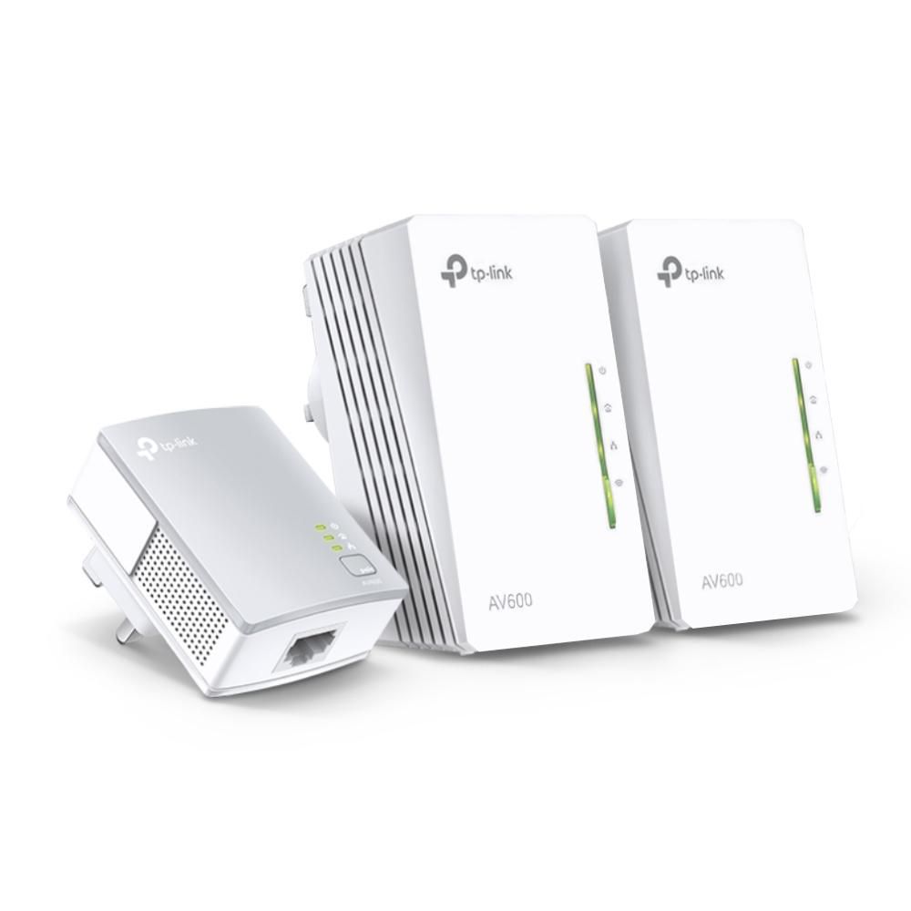 TP-Link TL-WPA4220 TKIT W128303187 Powerline 600 Wi-Fi 3-Pack Kit 