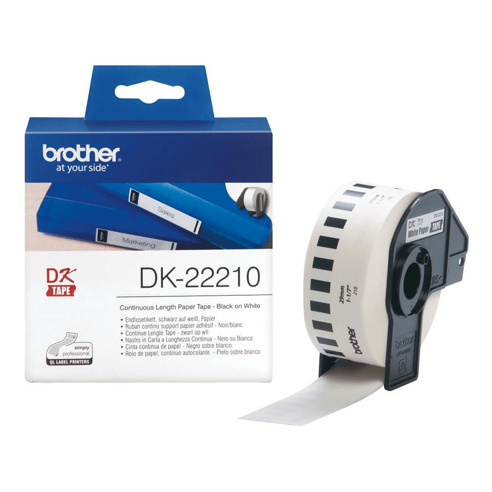 Brother DK-22210 W128347084 Continuous Paper Tape 