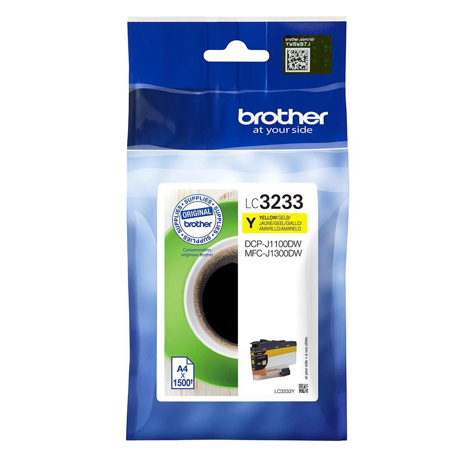 Brother LC3233Y W128255050 Lc-3233Y Ink Cartridge 1 