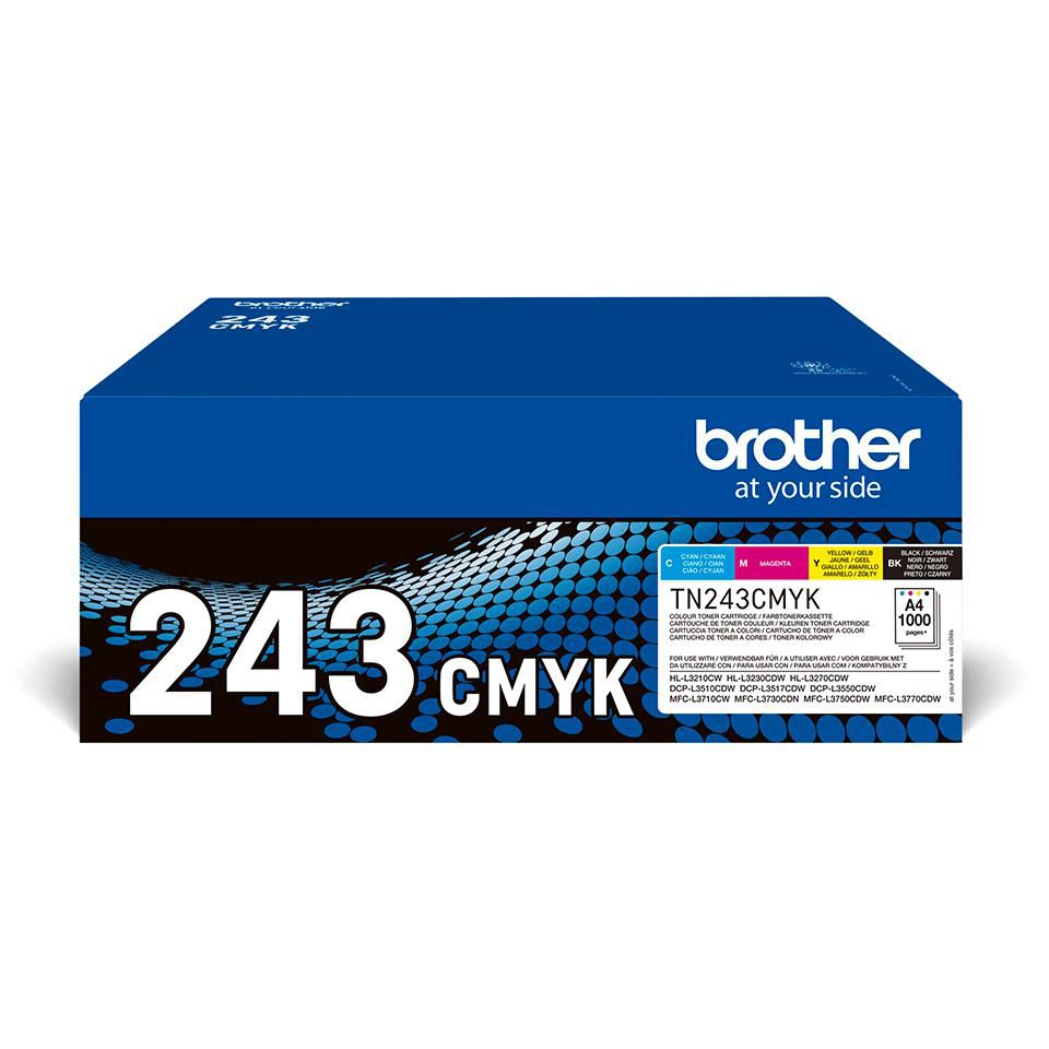 Brother TN243CMYK TN243 MULTIPACK FOR ECL - MOQ 