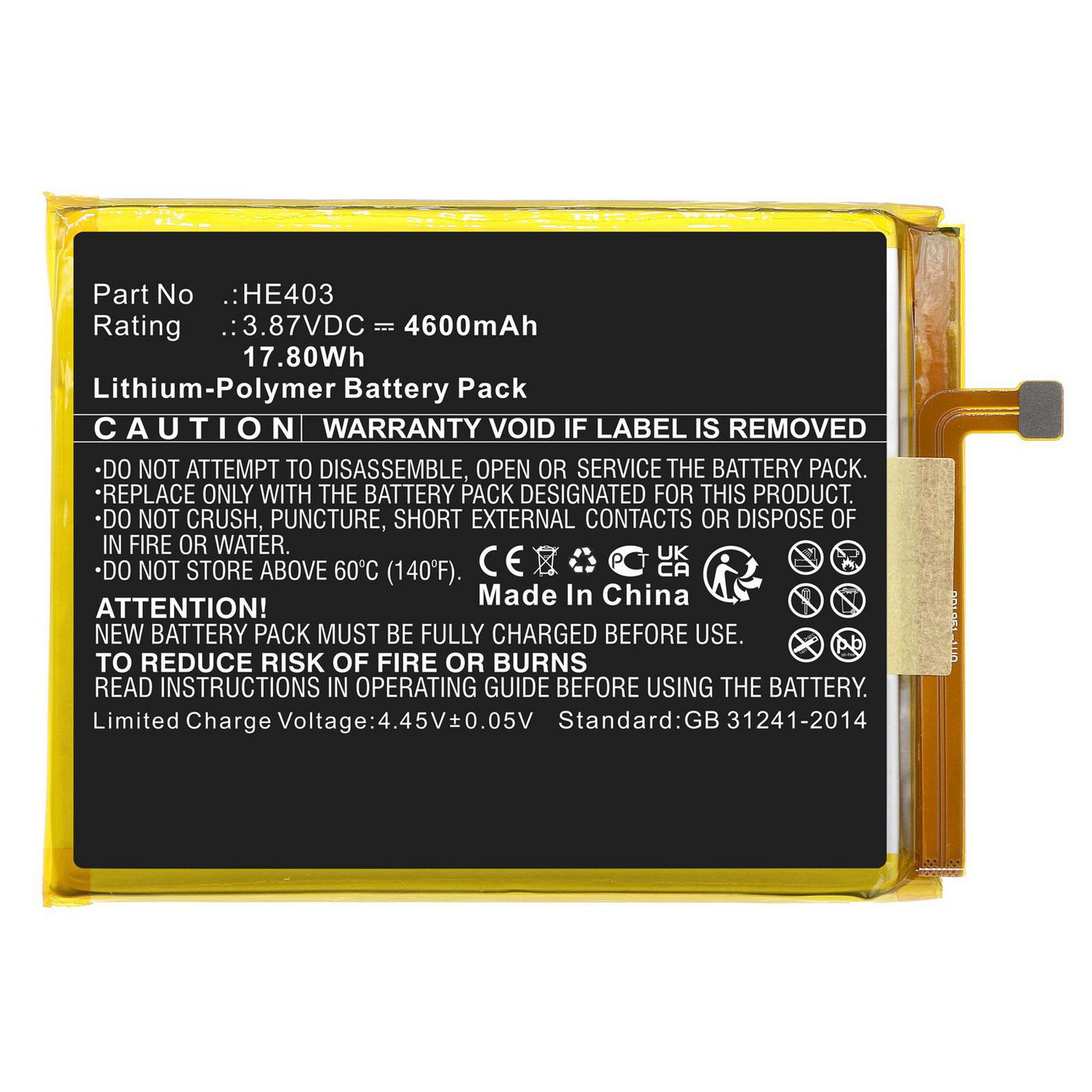 CoreParts MBXCL-BA0037 W128844919 Battery for Machenike, Clevo 