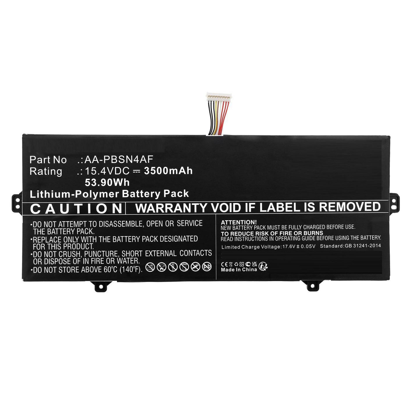 Battery 53.90Wh 15.4V 3500mAh