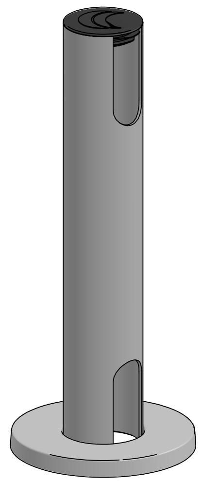 SP2 pole, 250mm Top & Bottom