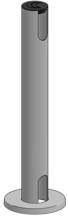 SP2 pole, 350mm Top & Bottom