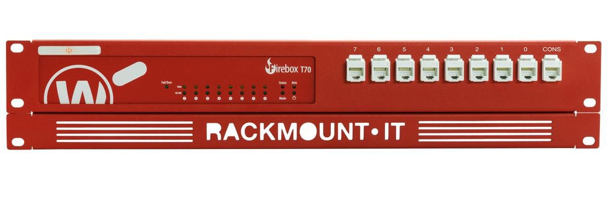 Rackmount-IT RM-WG-T4 W127163648 Kit for WatchGuard Firebox T70 