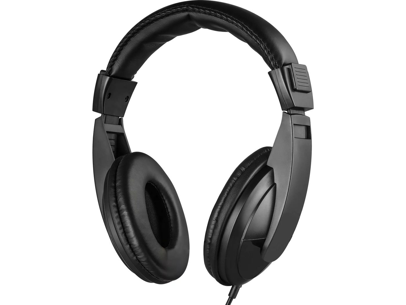 Sandberg Saver MiniJack Headphone Large Cuffie Cablato A Padiglione Musica e Chiamate Nero