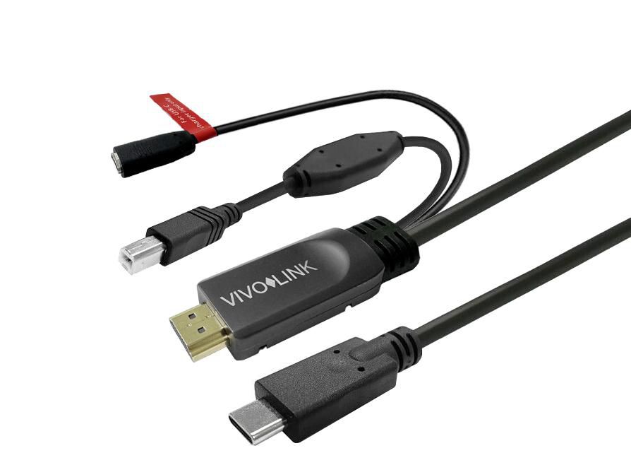 Vivolink PROUSBCHDMIUSBB5-CHARGE W128792113 Touchscreen Cable with 