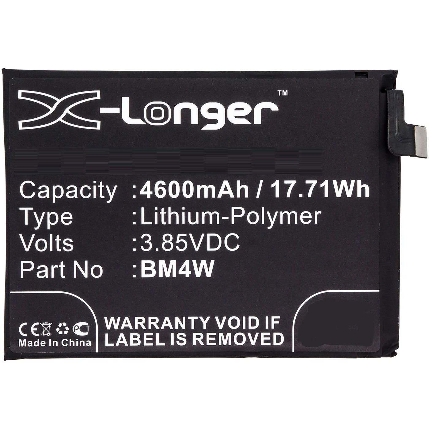CoreParts MBXMP-BA1401 W126385497 Battery 17.71Wh Li-Polymer 