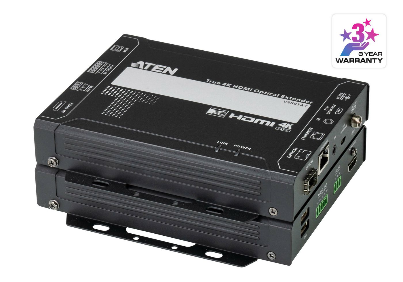 ATEN True 4K HDMI Optical Extender (W/10KM)