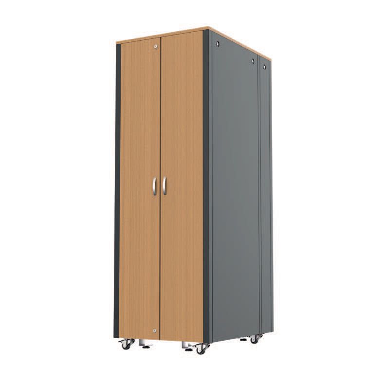 19" 42U Rack Cabinet W:750 x - RDLAK42U751BL-WOOD