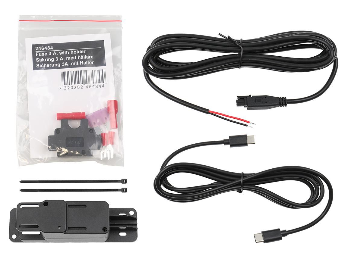 Alimentazione brodit per l'installazione fissa Alimentazione per installazione fissa, doppia USB di tipo A e prese di tipo C, Q