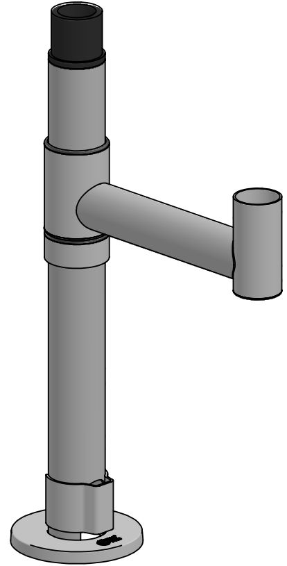 400mm pole with 200mm - DAG013-02