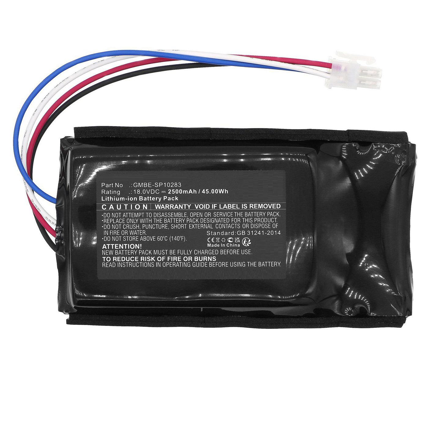 Battery 18.0V 2500mAh 45.00Wh 