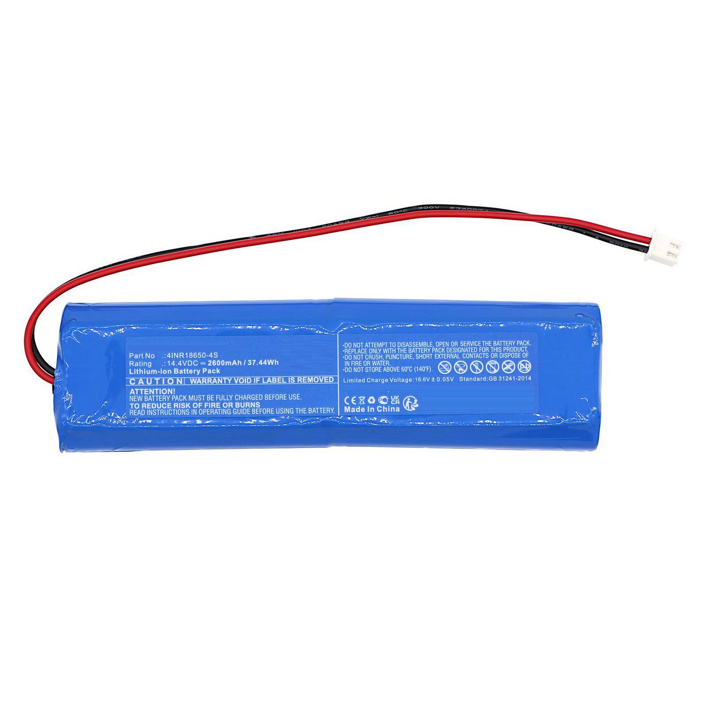 Battery 14.4V 2600mAh 37.44Wh