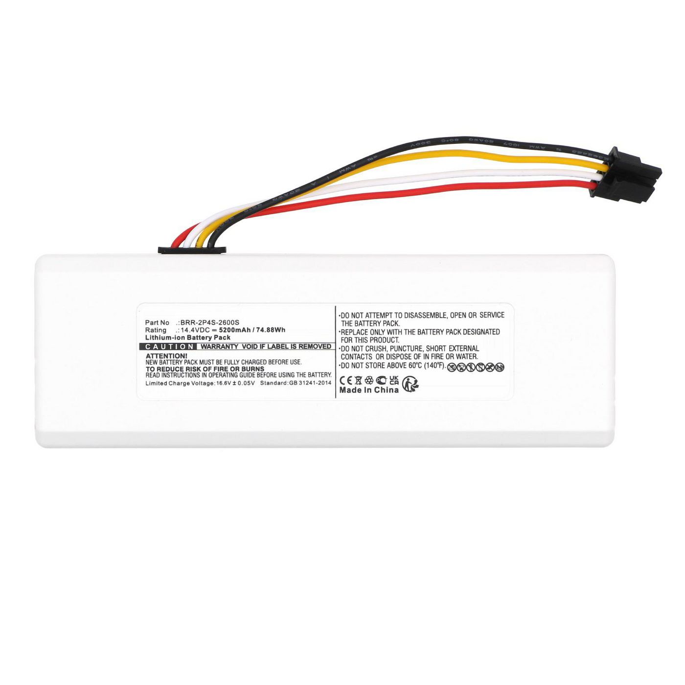 Battery 14.4V 5200mAh 74.88Wh