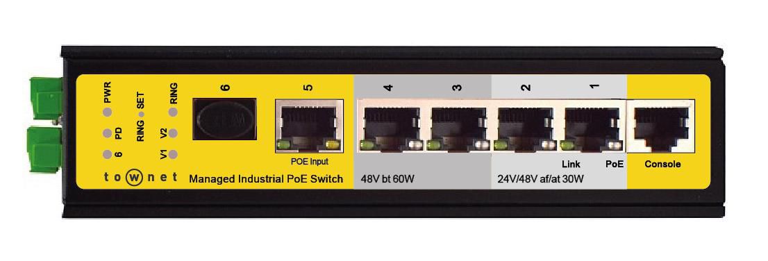 Switch POE gestionado 5X