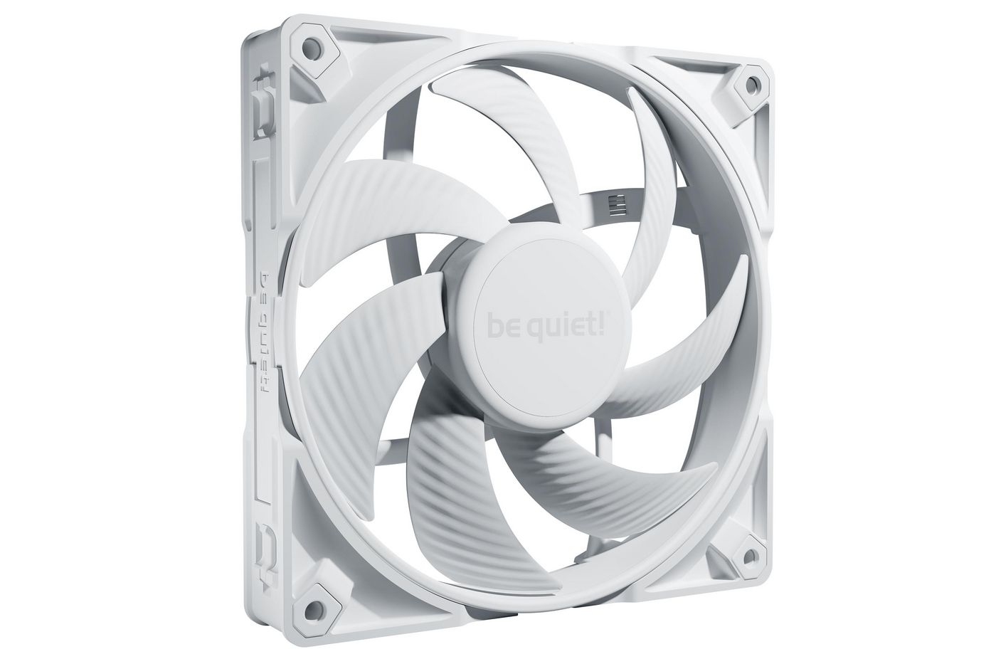Be Quiet! [BL119] Silent Wings Pro 4 14cm PWM Case Fan, White, Up to 2400 RPM, 3x Speed Switch, Fluid Dynamic Bearing