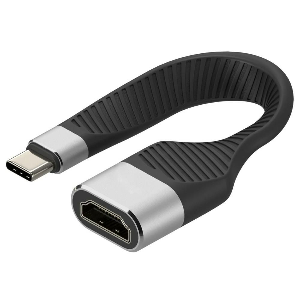 TECHLY USB C auf HDMI Buchse A flex Adapter