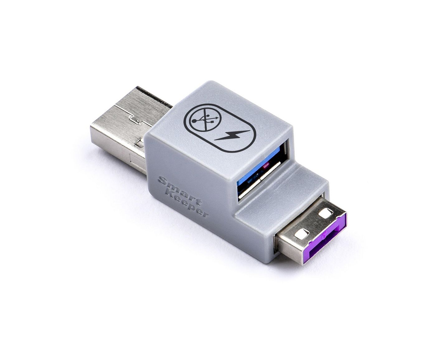 SMARTKEEPER Basic \"USB-A Port\" Smart Data Blocker lila