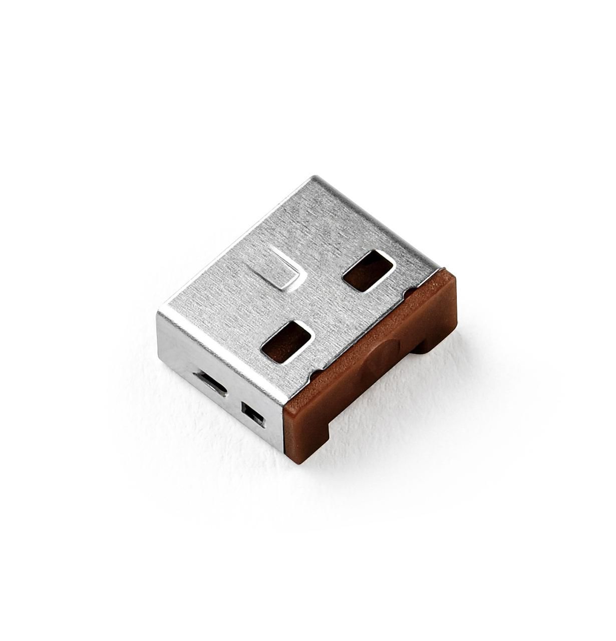 SMARTKEEPER Basic \"USB-A Port\" Blocker braun      100 Stk.