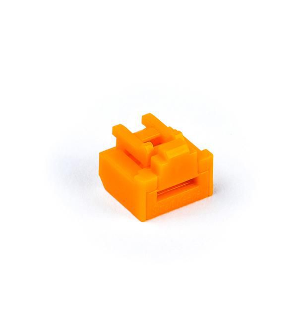 SMARTKEEPER Basic \"RJ45 Port\" Blocker orange      100 Stk.