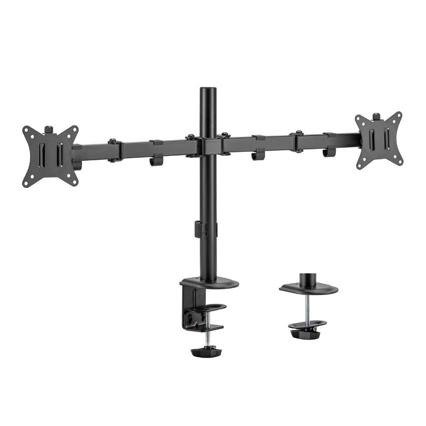 LC-Power LC-EQE-A32B-D supporto da tavolo per Tv a schermo piatto 81,3 cm [32] Nero Scrivania (LC-Power Monitorarm fÃÂ¼r M