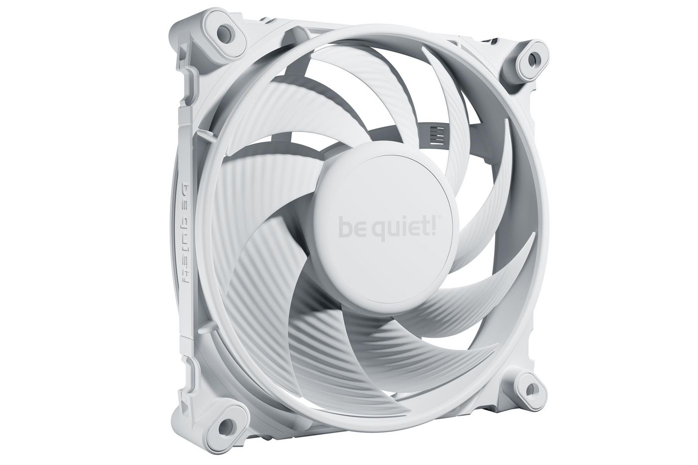 Be Quiet! [BL115] Silent Wings 4 12cm PWM High Speed Case Fan, White, Up to 2500 RPM, Fluid Dynamic Bearing