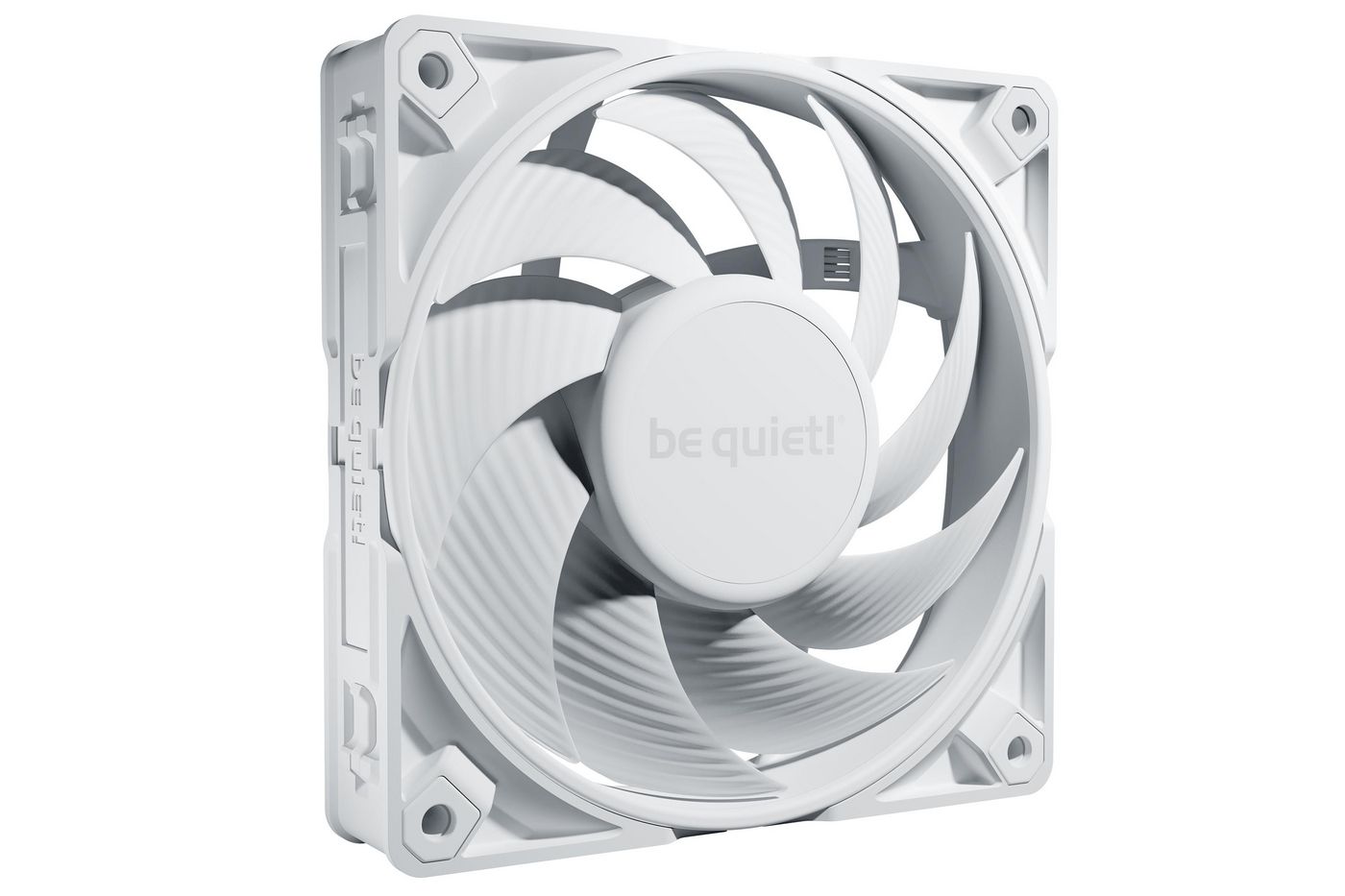 Be Quiet! [BL118] Silent Wings Pro 4 12cm PWM Case Fan, White, Up to 3000 RPM, 3x Speed Switch, Fluid Dynamic Bearing