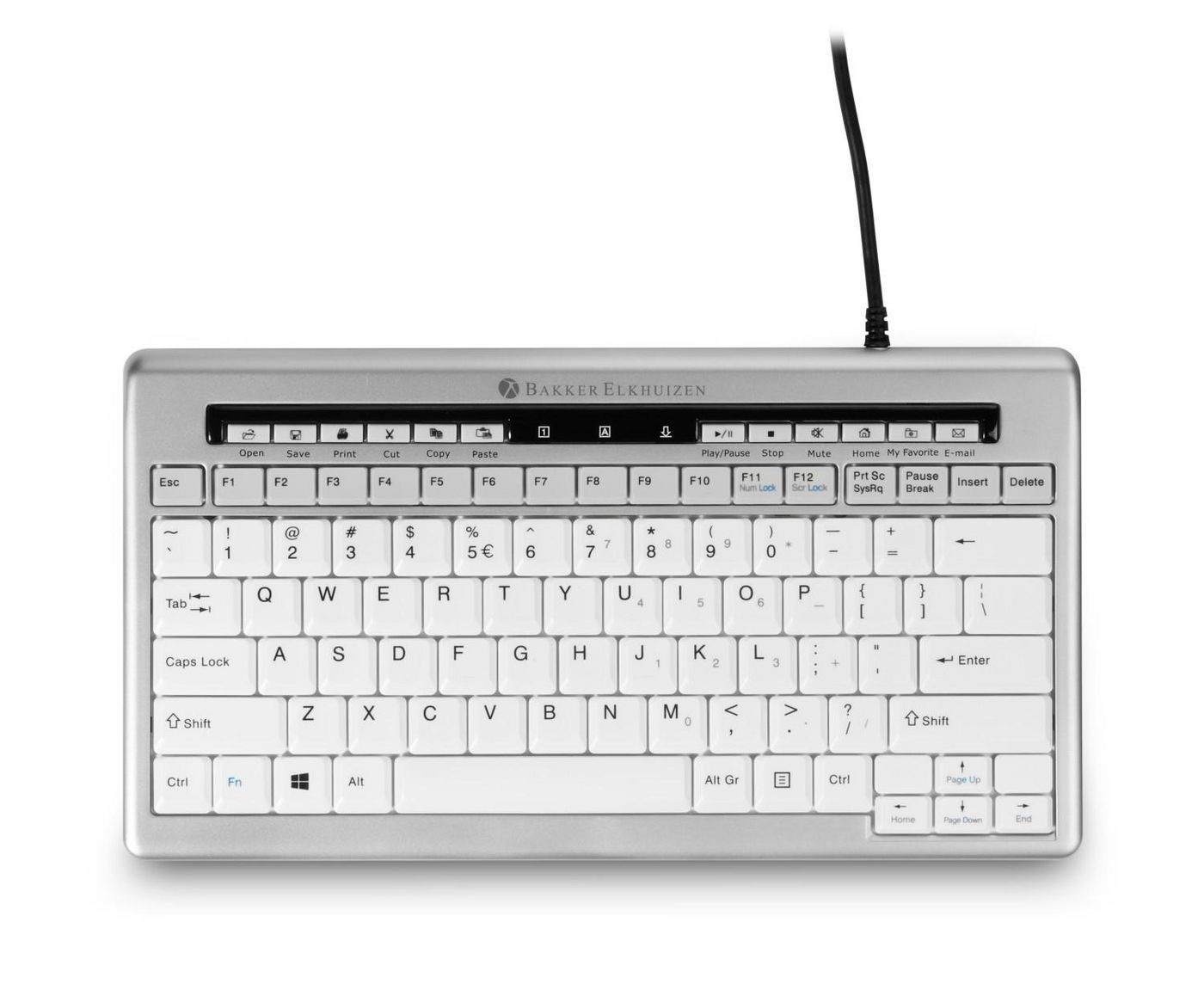 BAKKERELKHUIZEN Bakker Elkhuizen S-board 840 - Tastatur - USB - US (BNES840DUS)