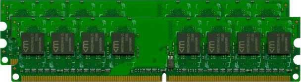 DDR3-RAM 4GB Kit (2x 2GB) PC3-8500U CL7 MUSHKIN