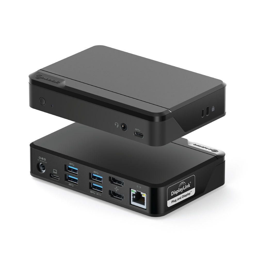 ALOGIC Docking Station Universal Twin HD USB-C & USB-A schwarz
