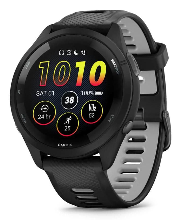 Garmin Forerunner 265 Musica 010-02810-10, Nero