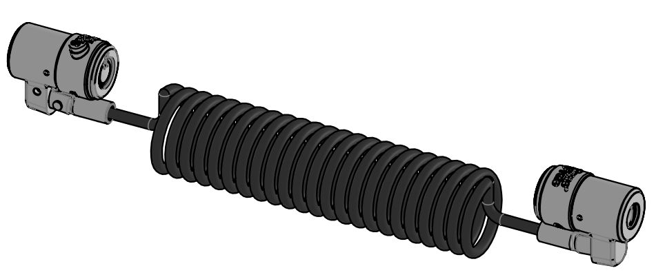 Kensington SpacePole Dual lock with Clicksafe® Technology cavo di sicurezza