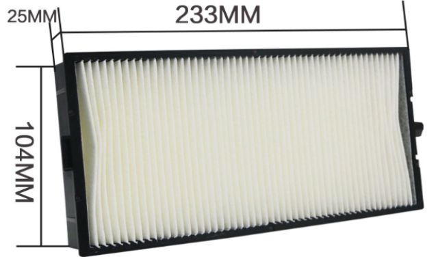 Projector filter for Panasonic